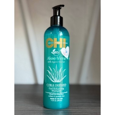 Шампунь для кудрявых и вьющихся Chi Aloe Vera With Agave Nectar 340 мл