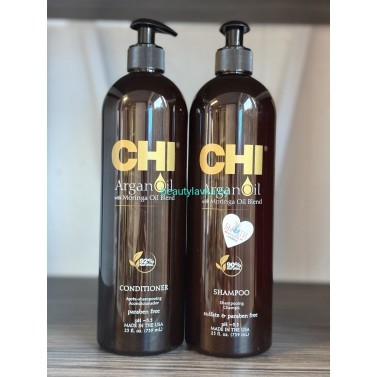 Набор восстанавливающий шампунь + кондиционер Chi Argan Oil по 739 мл