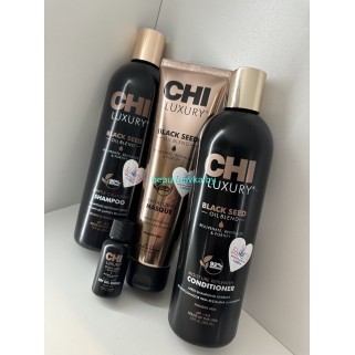 Набор восстанавливающий Chi Black Seed шампунь + кондиционер по 355 мл + масло 15 мл + маска 148 мл