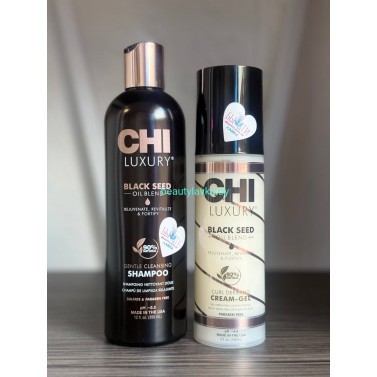 Набор восстанавливающий Chi Black Seed шампунь 355 мл + Крем-гель для укладки кудрявых 148 мл