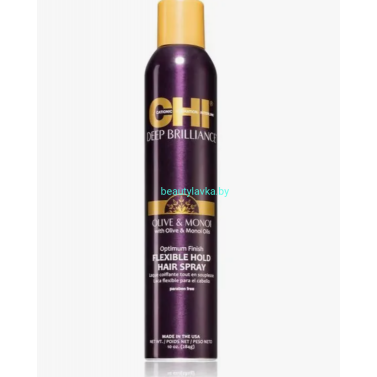 Лак для волос CHI DEEP BRILLIANCE Optimum Finish Flexible Hold Spray 284 гр СНЯТ С ПРОИЗВОДСТВА!