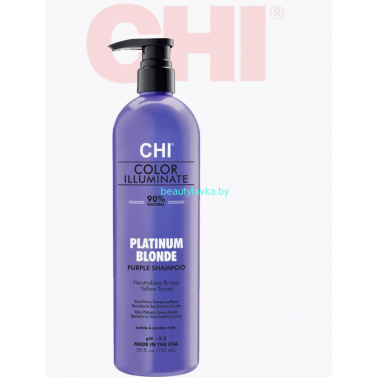 CHI COLOR ILLUMINATE Shampoo - PLATINUM BLONDE - Оттеночный шампунь 739 мл