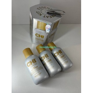 Набор CHI Keratin Шампунь 59 мл + Кондиционер 59мл + Шелк Silk Infusion 59мл 