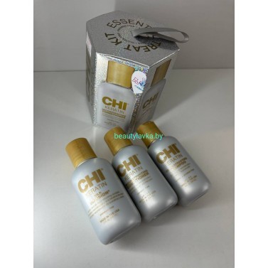 Набор CHI Keratin Шампунь 59 мл + Кондиционер 59мл + Шелк Silk Infusion 59мл