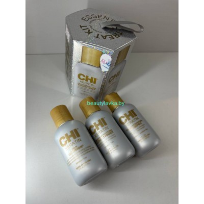 Набор CHI Keratin Шампунь 59 мл + Кондиционер 59мл + Шелк Silk Infusion 59мл