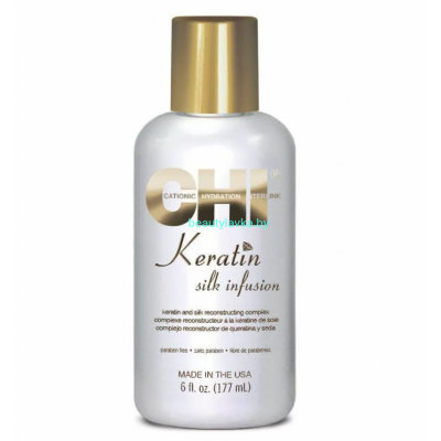 Восстанавливающая сыворотка для волос CHI Keratin Silk Infusion 177 мл