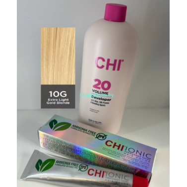Крем-краска для волос CHI Ionic Permanent Shine Hair Color 10G 85 г