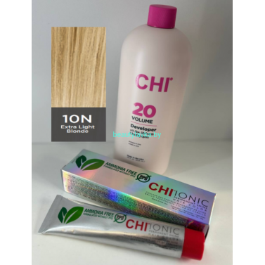 Крем-краска для волос CHI Ionic Permanent Shine Hair Color 10N 85 г