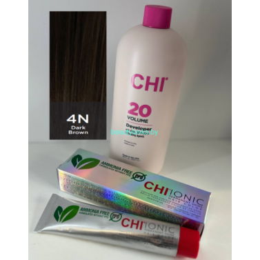Крем-краска для волос CHI Ionic Permanent Shine Hair Color 4N 85 г