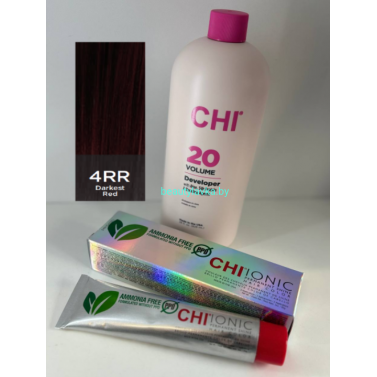 Крем-краска для волос CHI Ionic Permanent Shine Hair Color 4RR 85 г