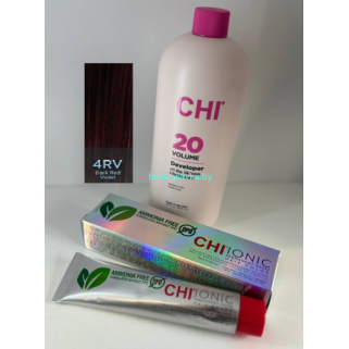 Крем-краска для волос CHI Ionic Permanent Shine Hair Color 4RV 85 г