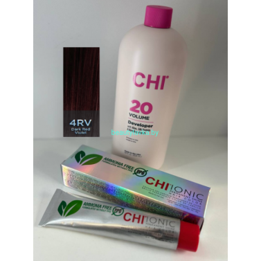 Крем-краска для волос CHI Ionic Permanent Shine Hair Color 4RV 85 г