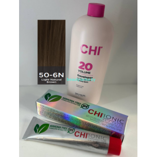 Крем-краска для волос CHI Ionic Permanent Shine Hair Color 50-6N 85 г