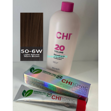 Крем-краска для волос CHI Ionic Permanent Shine Hair Color 50-6W 85 г