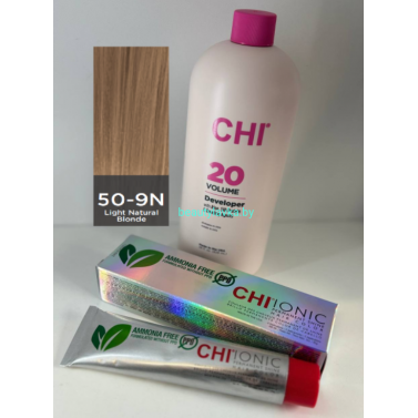 Крем-краска для волос CHI Ionic Permanent Shine Hair Color 50-9N 85 г