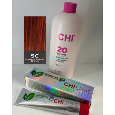 Крем-краска для волос CHI Ionic Permanent Shine Hair Color 5C 85 г