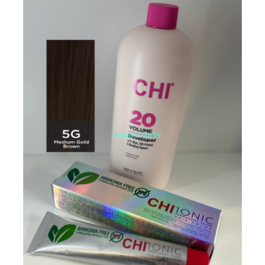 Крем-краска для волос CHI Ionic Permanent Shine Hair Color 5G 85 г