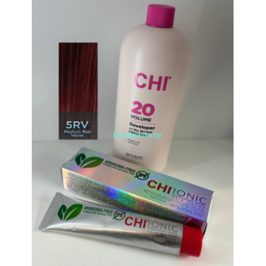 Крем-краска для волос CHI Ionic Permanent Shine Hair Color 5RV 85 г