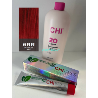 Крем-краска для волос CHI Ionic Permanent Shine Hair Color 6RR 85 г