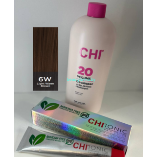 Крем-краска для волос CHI Ionic Permanent Shine Hair Color 6W 85 г