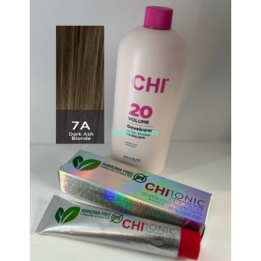 Крем-краска для волос CHI Ionic Permanent Shine Hair Color 7A 85 г