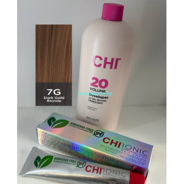 Крем-краска для волос CHI Ionic Permanent Shine Hair Color 7G 85 г