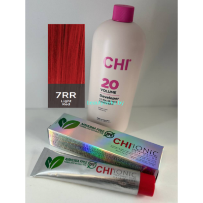 Крем-краска для волос CHI Ionic Permanent Shine Hair Color 7RR 85 г