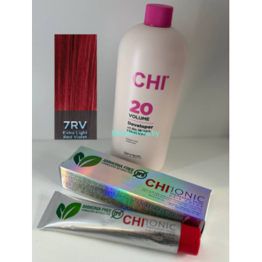 Крем-краска для волос CHI Ionic Permanent Shine Hair Color 7RV 85 г