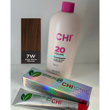 Крем-краска для волос CHI Ionic Permanent Shine Hair Color 7W 85 г