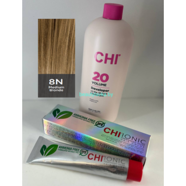 Крем-краска для волос Ionic Permanent Shine Hair Color 8N 85 г