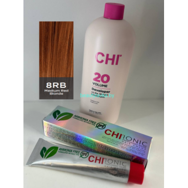 Крем-краска для волос CHI Ionic Permanent Shine Hair Color 8RB 85 г
