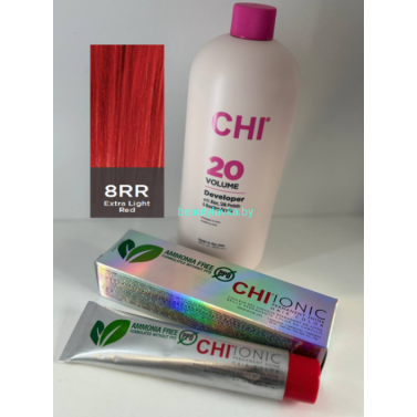 Крем-краска для волос CHI Ionic Permanent Shine Hair Color 8RR 85 г