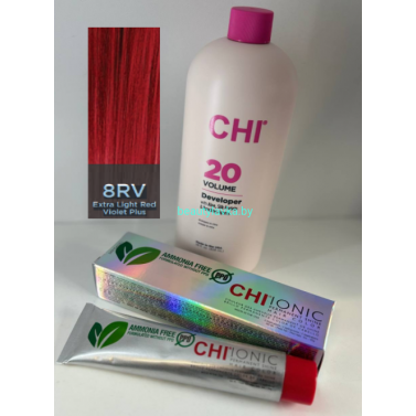 Крем-краска для волос CHI Ionic Permanent Shine Hair Color 8RV 85 г