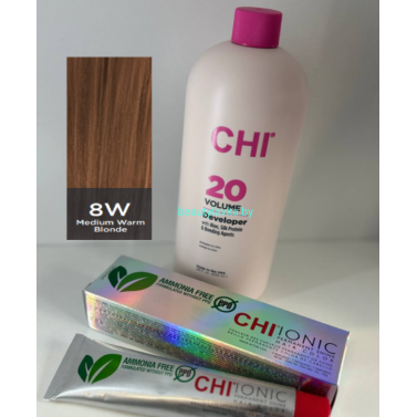 Крем-краска для волос CHI Ionic Permanent Shine Hair Color 8W 85 г