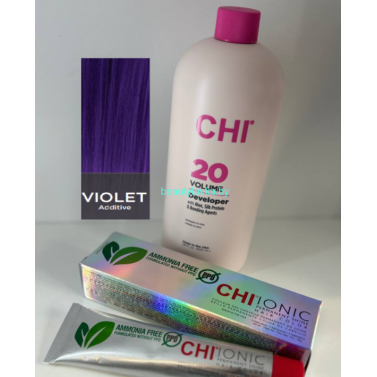 Крем-краска для волос CHI IonicPermanent Shine Hair Color Violet Additive 85 г