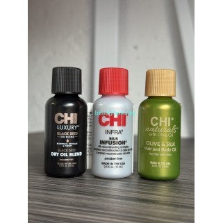 Набор сыворотки масло Chi black seed + Infra + olive по 15 мл