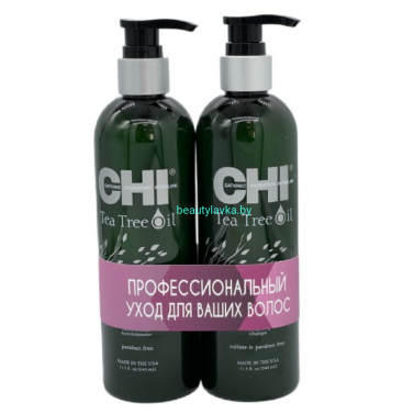 CHI TEA TREE Набор для волос: Шампунь 355 мл + Кондиционер 355мл