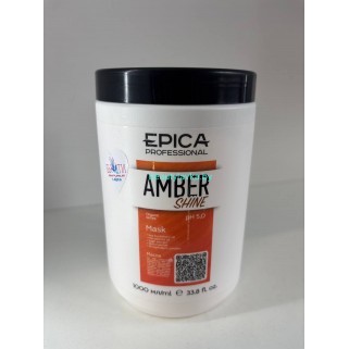 Маска для восстановления и питания волос «AMBER SHINE Organic» 1000 мл. EPICA Professional