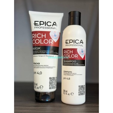 Набор для окрашенных Epica Professional Rich Color шампунь 300 мл + маска 250 мл