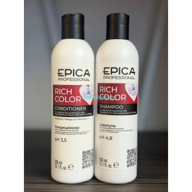 Набор Шампунь и кондиционер для окрашенных Epica Professional Rich Color по 300 мл