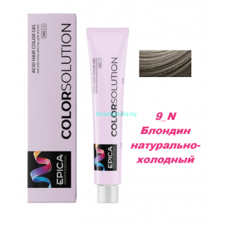 Оксидативная кислая гель-краска Epica Colorsolution 7N русый натуральный 100 мл