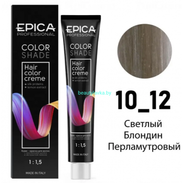 Краска Epica Colorshade 10.12 светлый блондин перламутровый 100 мл