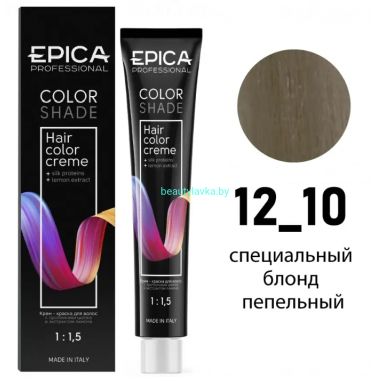 Краска Epica Colorshade 12.10 специальный блонд пепельный 100 мл
