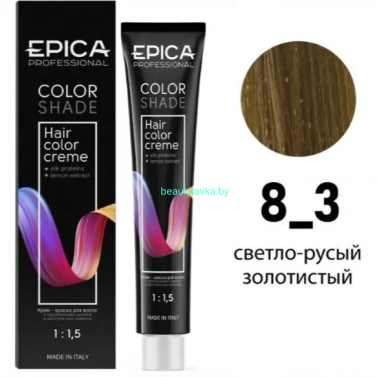 Краска Epica Colorshade 8.3 светло-русый золотистый 100 мл