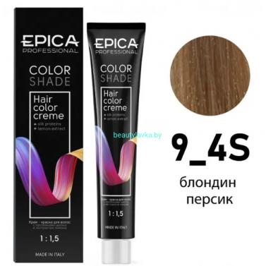 Краска Epica Colorshade 9.4S светлый блондин персик 100 мл