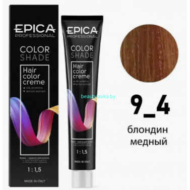 Краска Epica Colorshade 9.4 светлый блондин медный 100 мл
