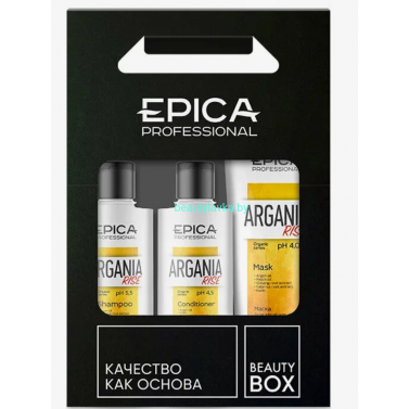 Набор Epika Amber Rise Organic  (шампунь 250мл+кондиционер 250мл+маска 250мл)