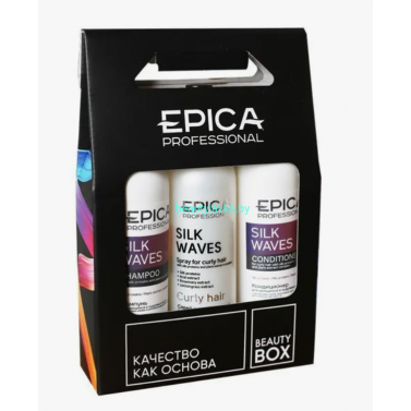 Набор Epika Silk Waves (шампунь 300мл+кондиционер 300мл+спрей 300мл)