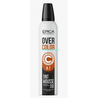 Оттеночный мусс Overcolor для волос 8.7 шоколад 250 мл
