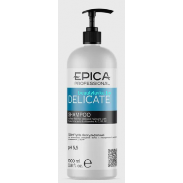 Бессульфатный шампунь Epika Delicate 1000 мл